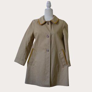 Coach Vintage Tan Trench Coat – Turn Lock Buttons | Size US 4